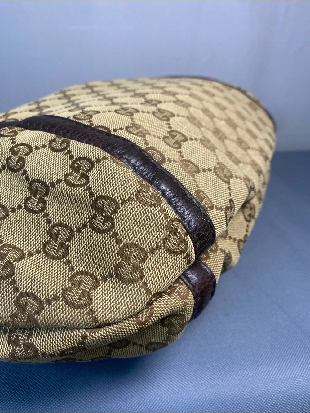 ✨️GUCCI GG Canvas Techno Horsebit Hobo Bag